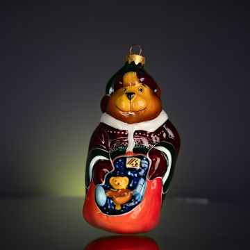 Ялинкова іграшка Rizdviani Istorii Потапич 11 см 4820001045932