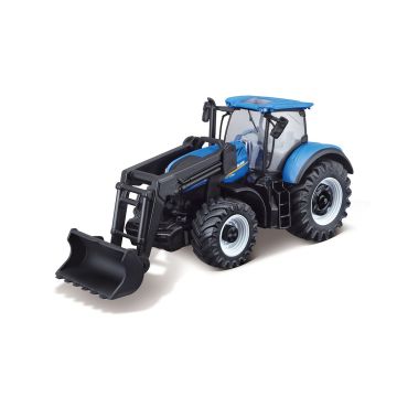 Модель машинки Bburago New Holland T7.315 Трактор із фронтальним навантажувачем Синій 18-31632