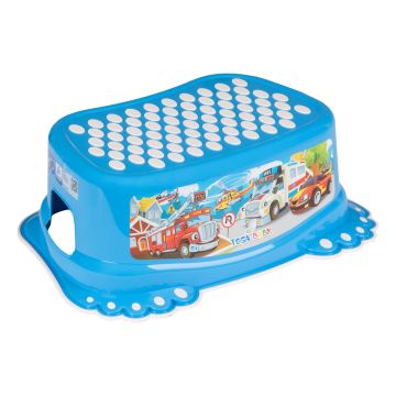 Ступенька детская Tega baby Авто Синий CS-006-120