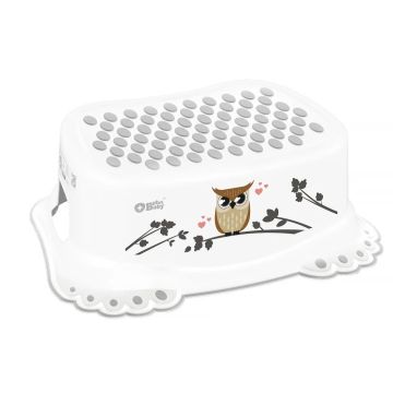Подставка для ног детская Tega baby Plus baby Маленькая сова Белый PB-SOWA-006-103
