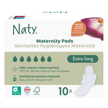 Гігієнічні прокладки післяпологові Eco by Naty 10 шт 1451238530