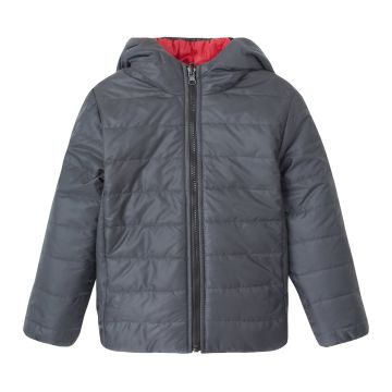 Демісезонна куртка для хлопчика ЛяЛя 2 - 6 років Плащівка Червоний/Графітовий 2ПЛ105_3-25 98