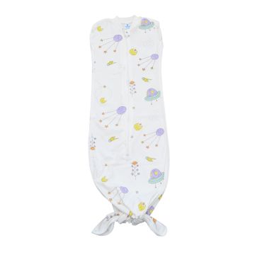 Пелюшка кокон для новонароджених на блискавці Minikin I Like Шатл 0 - 12 міс Молочний/Фіолетовий 2010103 56-74