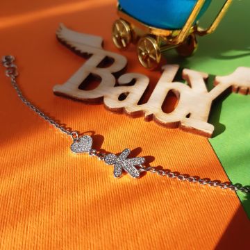 Срібний браслет для мами UMAX Люблю синочка 4120/29