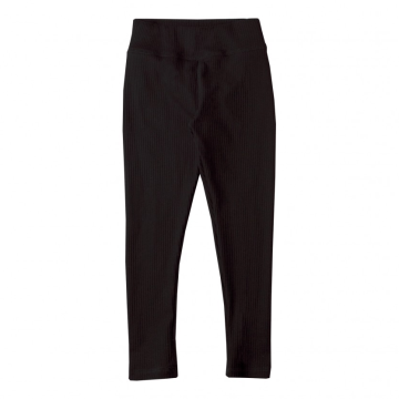 Лосины детские Bembi 6 - 13 лет Трикотаж рубчик Черный ШР846 116