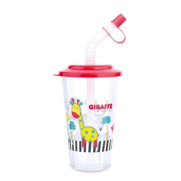 Поїльник-кружка Canpol babies тренувальний, з трубочкою, 320 мл