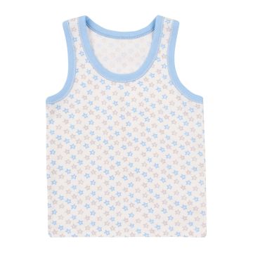 Майка детская для мальчика ЛяЛя 1 - 6 лет Стрейч-кулир Молочный 4СК101_2-420 86