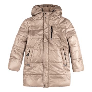 Зимняя куртка на мальчика Bembi 7 - 13 лет Водоотталкивающая плащевка Коричневый КТ311 152