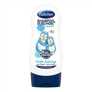 Детский шампунь гель для душа Bubchen Ласковый и Нежный 230 мл 3000100