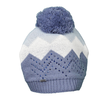 Шапка детская зимняя для девочки  Олта Серый от 5 до 8 лет 58-582017 52-56