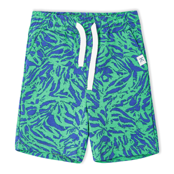 Дитячі шорти для хлопчика Krako Зебра Синій/Зелений від 7 до 8 років 2025L13 122-128