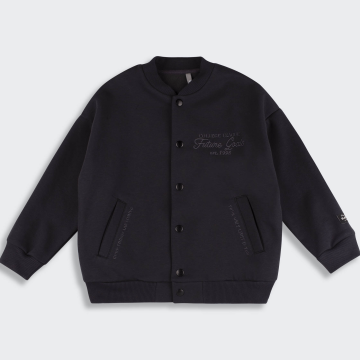 Кофта бомбер детская Bembi City collection 8 - 13 лет Трикотаж шардон Черный/Серый КФ254 152