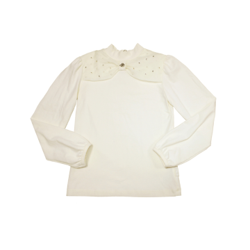 Дитяча блузка для дівчинки Smil Молочний від 5 до 6 років 114419 116