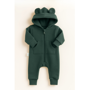 Демисезонный комбинезон для новорожденных MWing Медвежонок 0 - 18 мес Зеленый 119-56 86