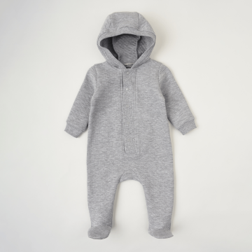 Комбинезон стеганный для детей с длинным рукавом Krako Серый от 0 до 9 мес 4029P31 56-62