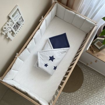 Плед конверт для новонароджених Маленька Соня Вафля поплін Синій 47136183