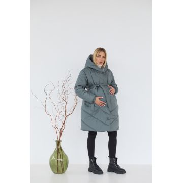 Зимова куртка для вагітних 2 в 1 Lullababe Malmö Olive Оливковий LB01ML122 4XL