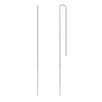 Серебряные сережки Silvex Цепочки С2/1226