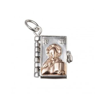 Срібний кулон оберіг Silvex Молитва Отче наш П23/1029