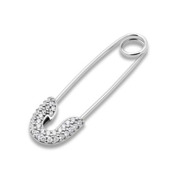 Срібна шпилька Silvex Фіаніт БР2Ф/032