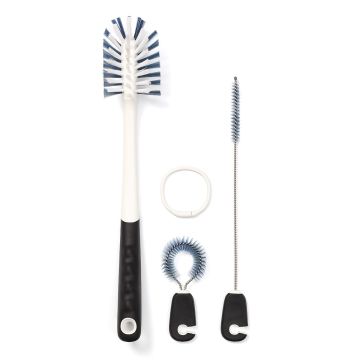 Набір щіточок для миття дитячих пляшечок BabyOno Чорний 736