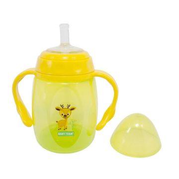 Поїльник із трубочкою і ручками Baby Team 5003 250 мл