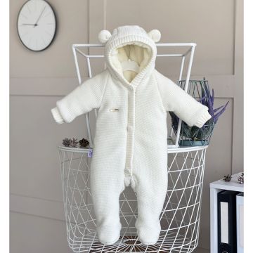 Демісезонний комбінезон дитячий Kid's Fantasy Мишко 3-6 міс Молочний 1081 68