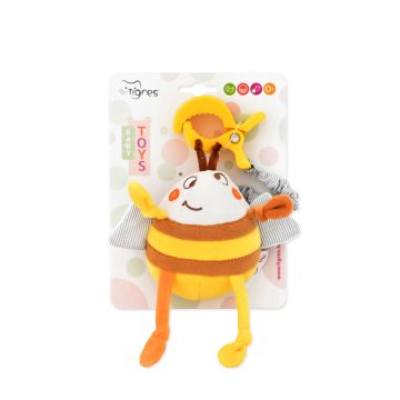 Розвиваюча іграшка на коляску Тигрес Веселі малюки Бджілка ІГ-0140