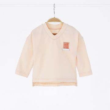 Лонгслив дитячий Magbaby Pictures 9 - 24 міс Бежевий 103865 80