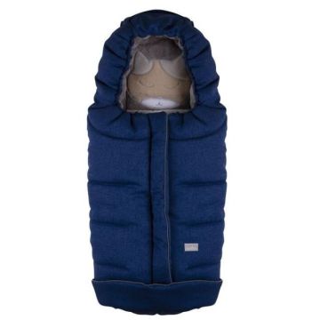 Зимовий конверт в коляску Nuvita Cucciolli Junior Кіт Синій/Бежевий NV9605CUCCIOLOJRELBLUE