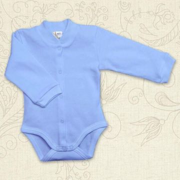 Боди для мальчика с длинным рукавом Бетис Смайл Голубой от 0 до 1.5 лет 27072314 74