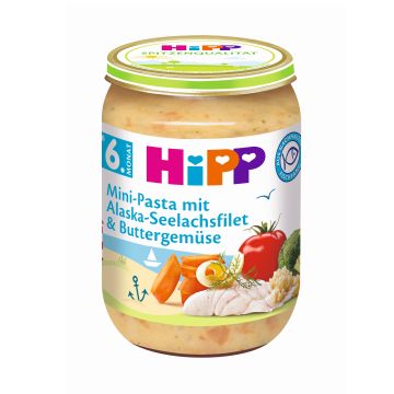 Дитяче пюре рибно-овочеве HiPP Овочі Морська риба 190 г 6275-01