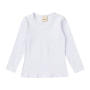 Лонгслів дитячий для дівчинки Krako Білий від 1 до 2 років 2031T29 80-92