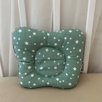 Ортопедична подушка для немовлят BetiS Зіронька-2 Поплін Зелений 18х22 см 91449027