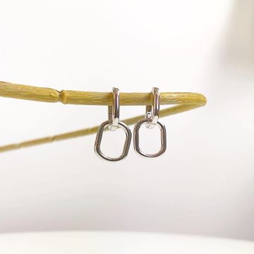 Срібні сережки UMAX Грань 20707