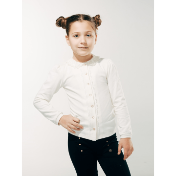 Дитяча блузка для дівчинки Smil Молочний на 14 років 114604 164