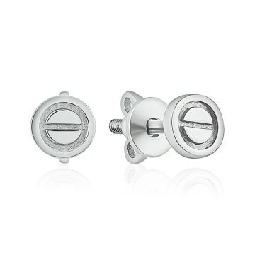 Серебряные сережки пусеты UMAX Гвоздь 20841