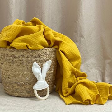 Муслінова пелюшка Маленька Соня Гірчичний 95х135 см 12423276