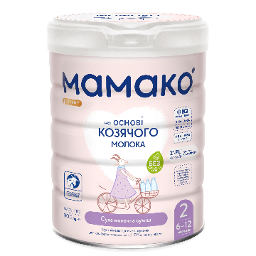Дитяча суміш на основі козячого молока Mamako Premium 2 6-12 міс 800 г 1105315