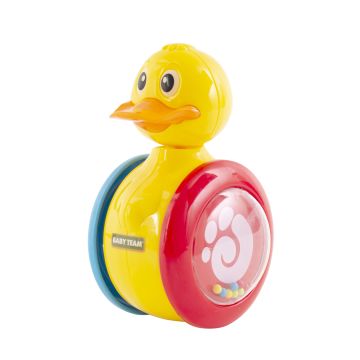 Развивающая игрушка неваляшка Baby Team Уточка Желтый 8615