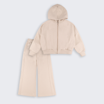 Дитячий спортивний костюм Bembi 6 - 13 років Трикотаж тринітка Молочний КС848 116