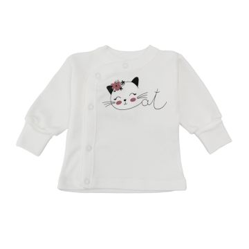 Распашонка для новорожденных Minikin М'якенькі лапки 2024 0 - 3 мес Интерлок Молочный 2424003 62