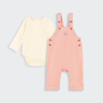 Набір одягу для дітей Bembi 3 - 9 міс Трикотаж двонитка Абрикосовий КП302 62