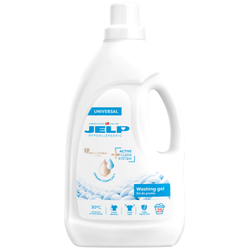 Гіпоалергенний гель для прання універсальний JELP 3+ 2 л 25 прань 98049