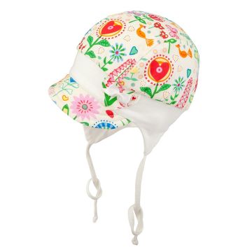 Панама дитяча Tutu 6 - 12 міс Бавовна Молочний 3-003097 44-46