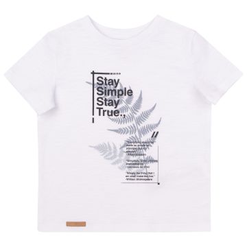 Футболка детская Bembi Rythm of Natur 5 - 6 лет Супрем Белый ФБ990 116