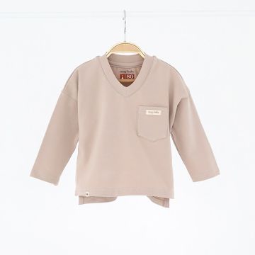 Лонгслив дитячий Magbaby Pocket 9 - 24 міс Бежевий 103886 80