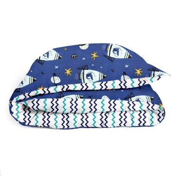 Пододеяльник детский Cosas 110х140 см Синий LupariSpace_ZigSea_140q