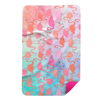 Полотенце из микрофибры Emmer 90х140 см Розовые фламинго Розовый/Голубой Рожевіфламінго90*140