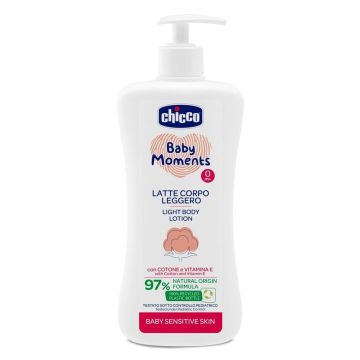 Дитячий лосьйон для тіла Chicco Baby Moments для чутливої шкіри 500 мл 10243.00